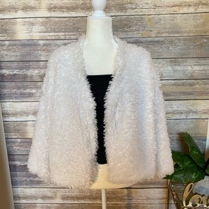 Zaful White Teddy Bear Jacket